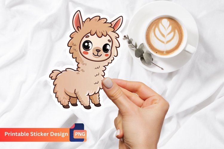 Alpaca Clipart Image 14