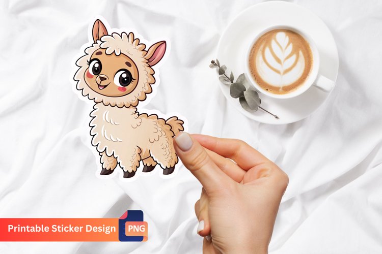 Alpaca Clipart Image 16