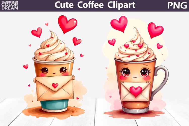 Latte Clipart Image 6