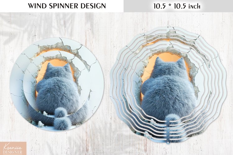 3d Funny Animal Wind Spinner Design
