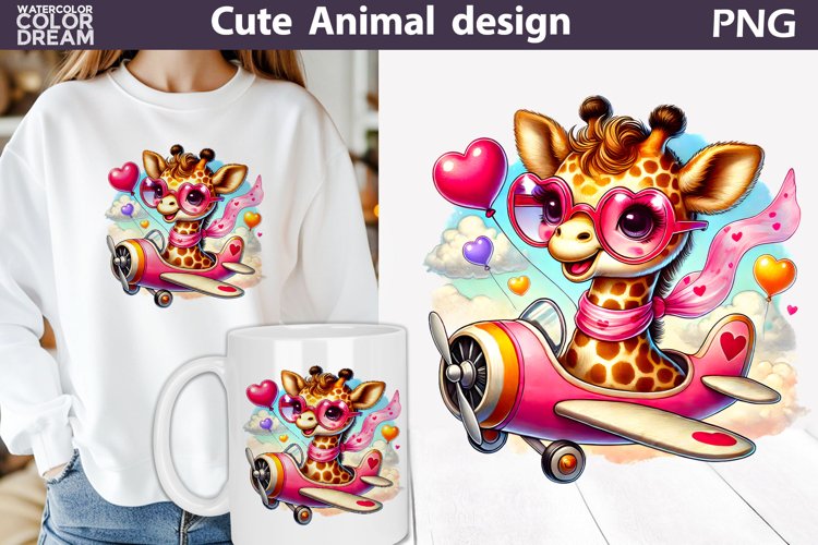 Cute Giraffe Clipart Image 19