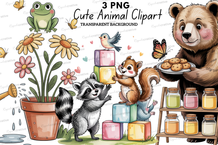 Cute Animal Clipart Image 3