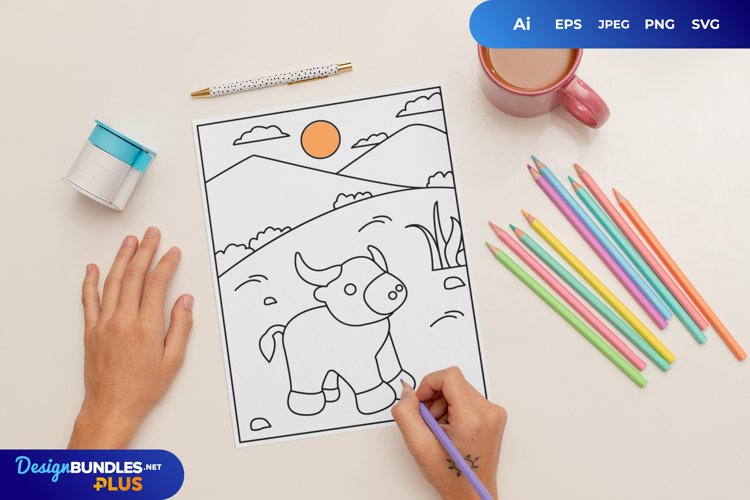 Coloring Clipart Image 16