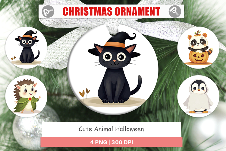 Ornament Cute Halloween Animals
