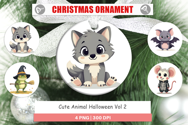 Ornament Cute Halloween Animals