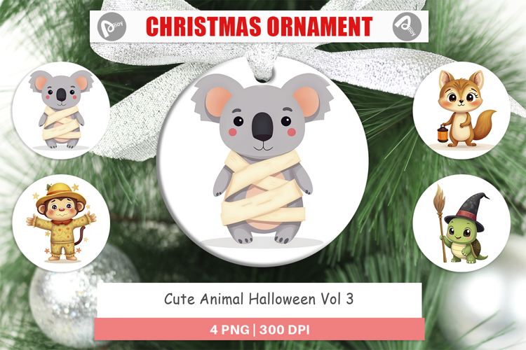 Ornament Cute Halloween Animals