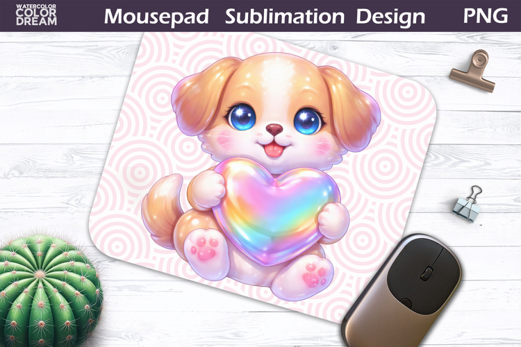 Cute Animal Mousepad | Valentine Sublimation