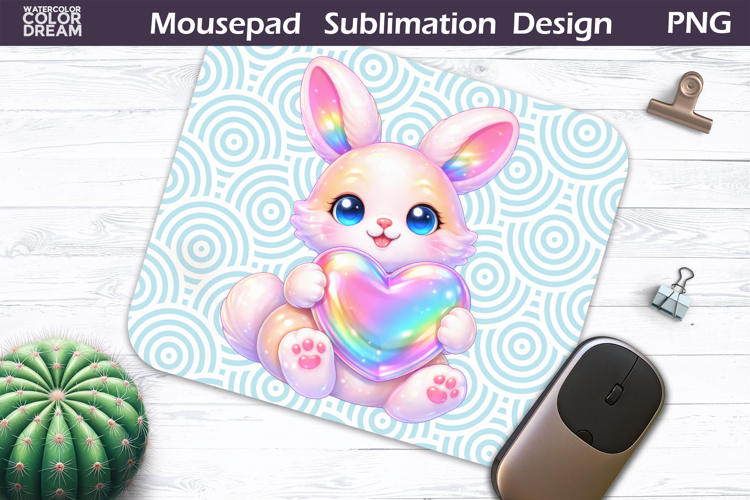 Cute Animal Mousepad | Valentine Sublimation