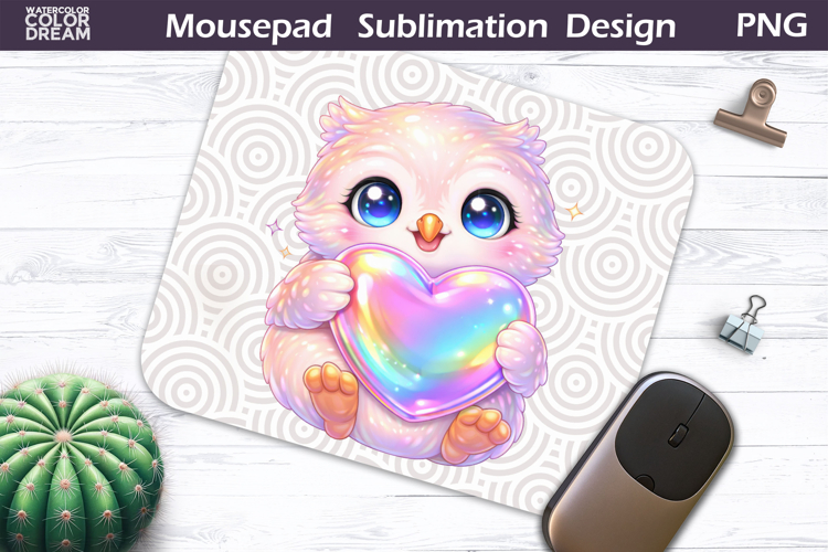Cute Animal Mousepad | Valentine Sublimation