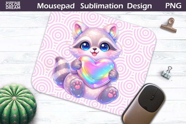 Cute Animal Mousepad | Valentine Sublimation
