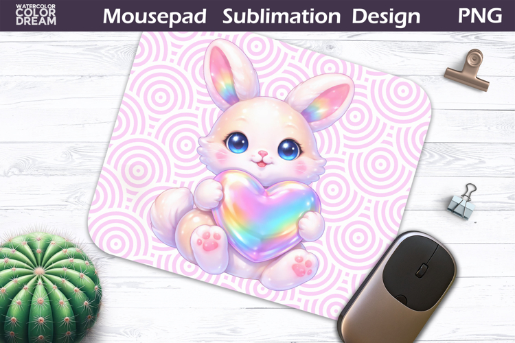 Cute Animal Mousepad | Valentine Sublimation