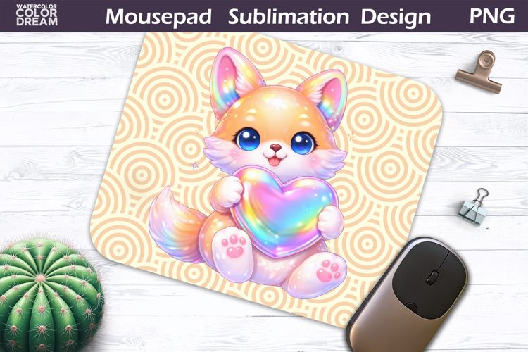 Cute Animal Mousepad | Valentine Sublimation