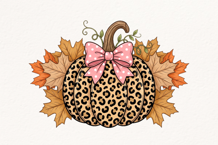 Cute Autumn Fall Sublimation Design