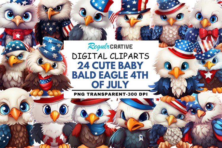 Bald Eagle Clipart Image 19