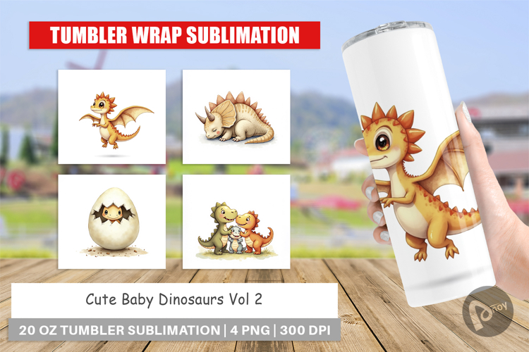 Baby Dinosaurs Tumbler