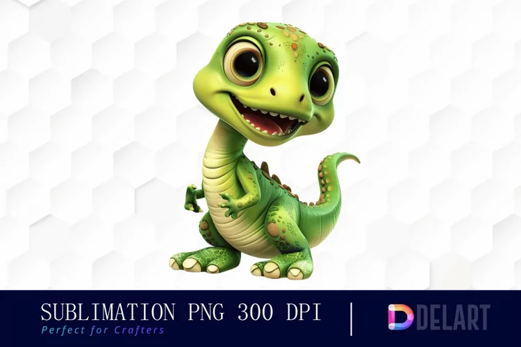 Cute Baby Dinosaurs Design Clipart