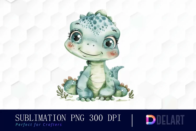 Cute Baby Dinosaurs Design Clipart