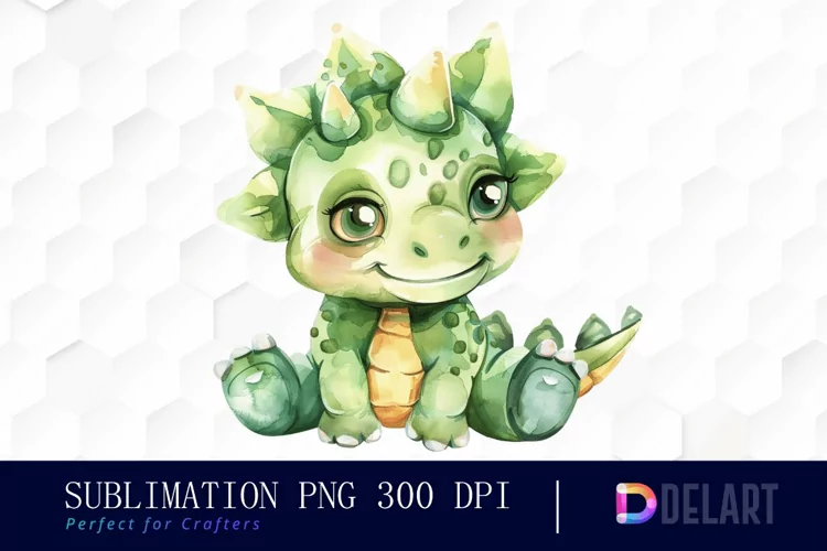 Cute Baby Dinosaurs Design Clipart