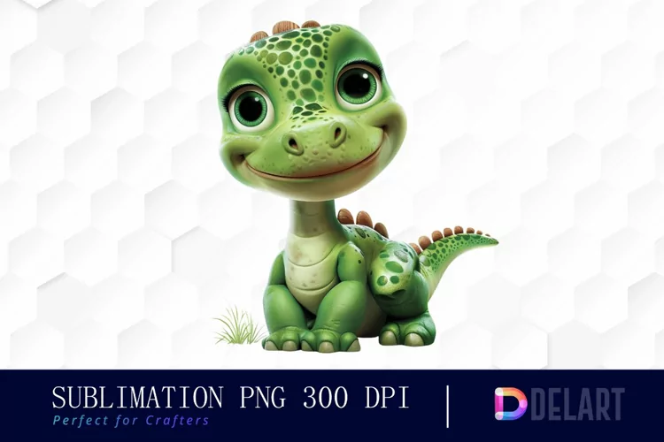 Cute Baby Dinosaurs Design Clipart