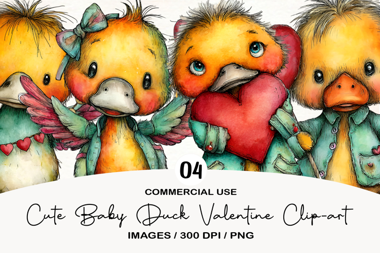 Cute Duck Clipart Image 8