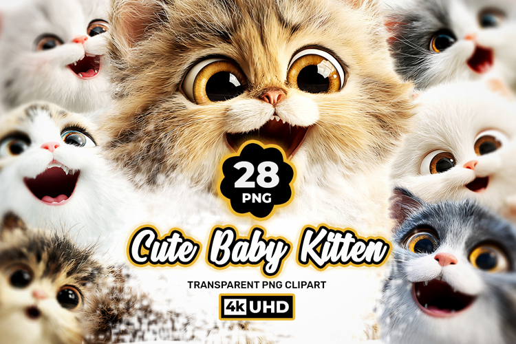 Kitten Clipart Image 4