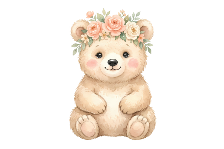 Cute Bear Png| Fairy Garden Png