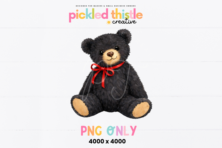 Teddy Bear PNG for Sublimation & Crafting