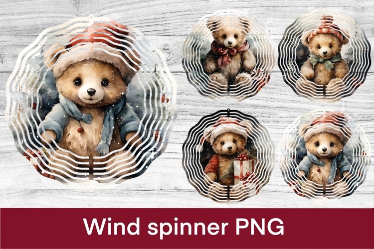 Christmas wind spinner sublimation | Animals wind spinner