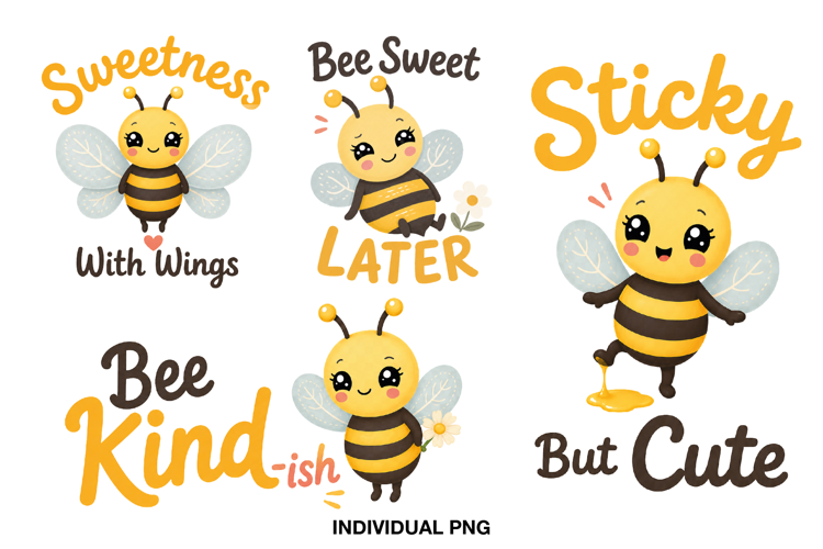Cute Bee T-Shirt Designs, Funny Bee Sayings for Kids