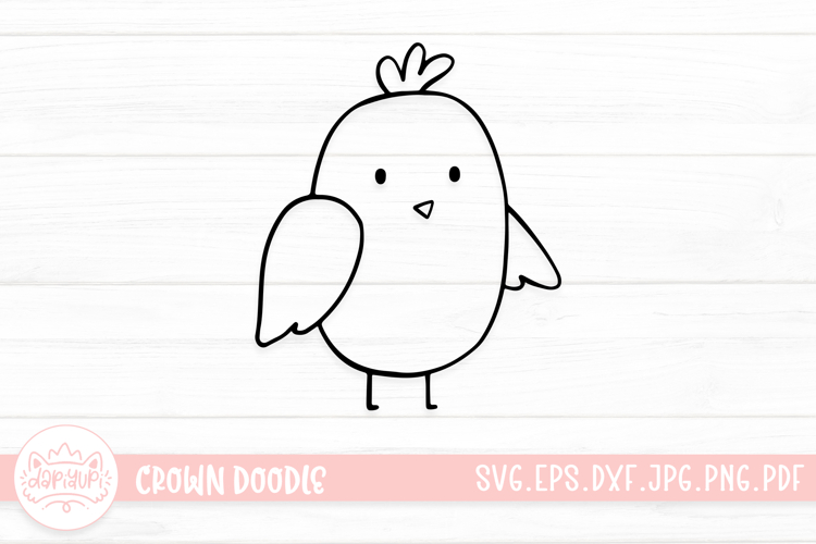 Cute Bird Drawing Image 4