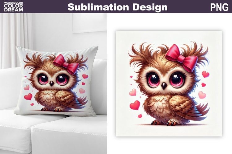 Cute Bird Pillow Sublimation | Funny Bird Floral
