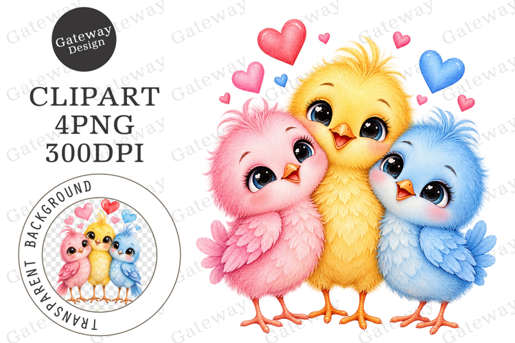 Cute Bird Sublimation PNG Clipart