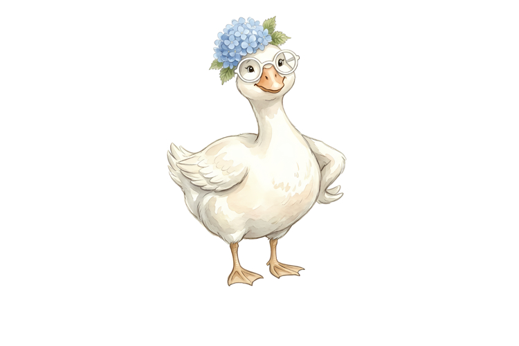 Cute Boy Goose Png| Boy Goose Png example image 1