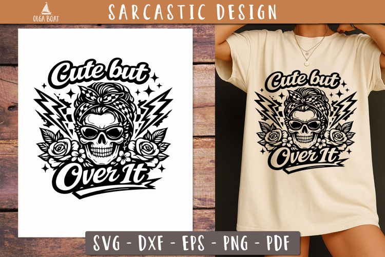 Skull Clipart Black and White Image 3