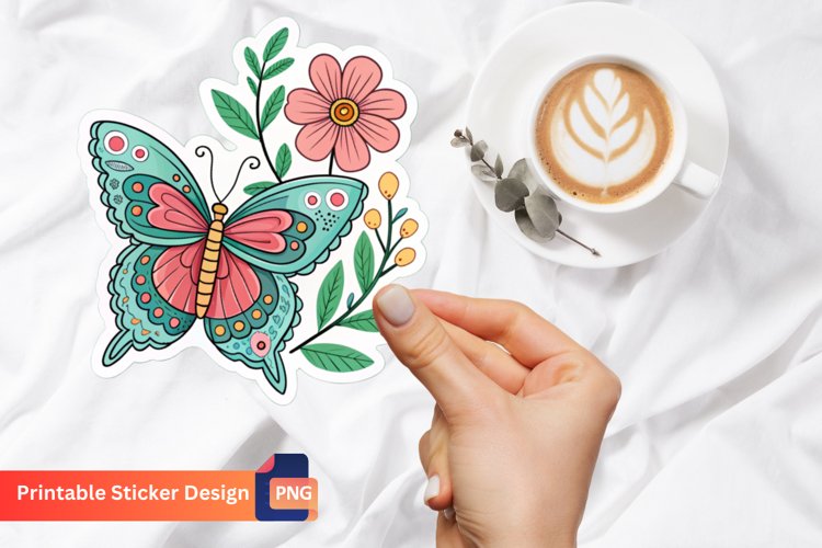 Cute Butterfly Clipart Image 3