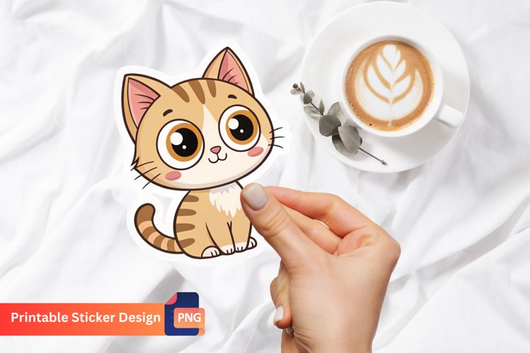 Cat Face Clipart Image 3