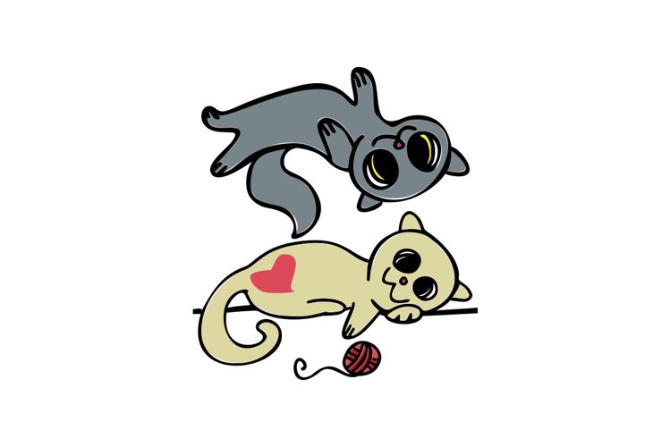 Cute Cats SVG Cut File