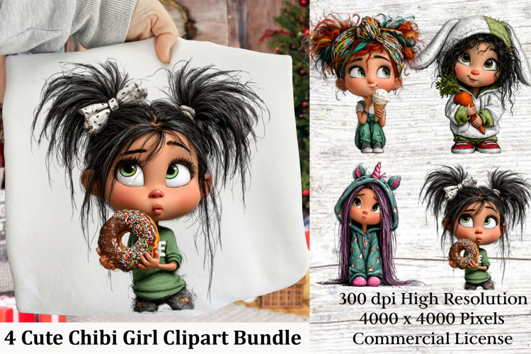 Cute Girl Clipart Image 19