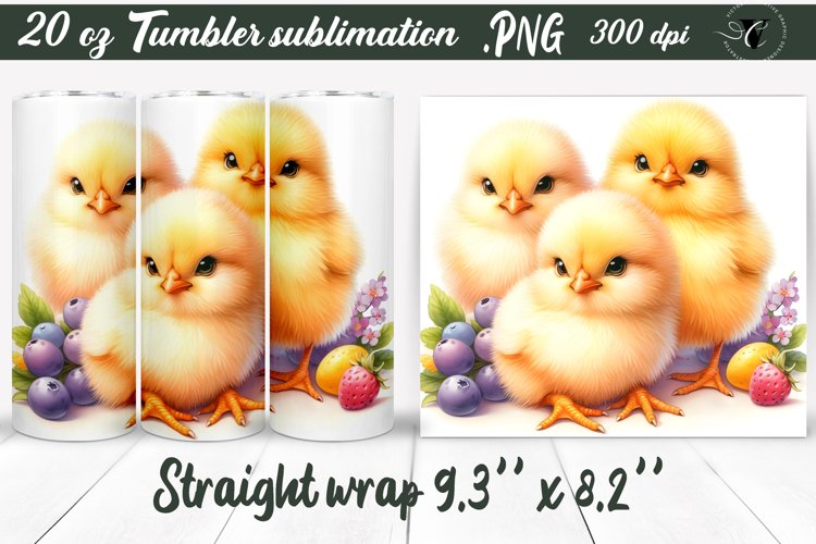 Tumbler wrap | Cute Chicks
