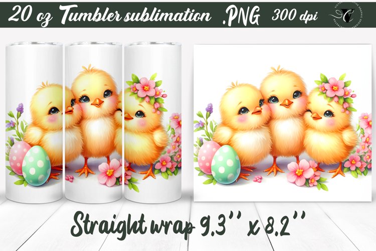 Tumbler wrap | Cute Chicks