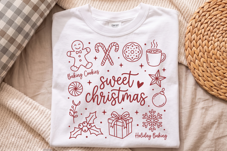 Cute Christmas Activities Shirt Design, Sweet Christmas