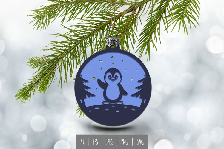 Christmas Round Svg Image 7