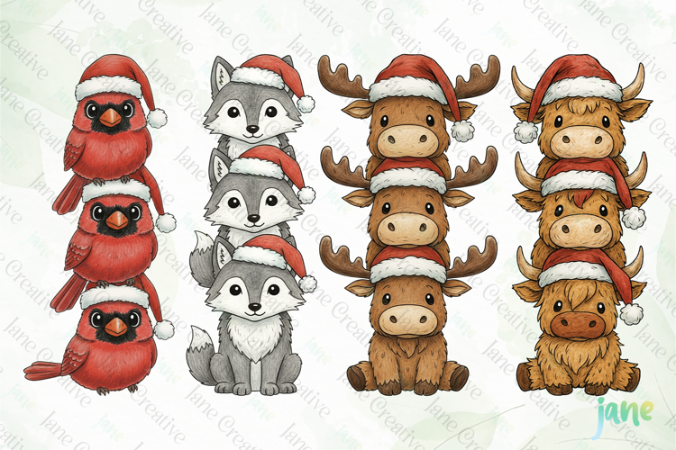 Christmas Penguin Clipart Image 17