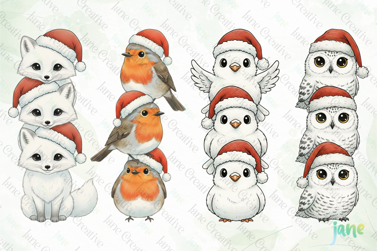 Christmas Penguin Clipart Image 16