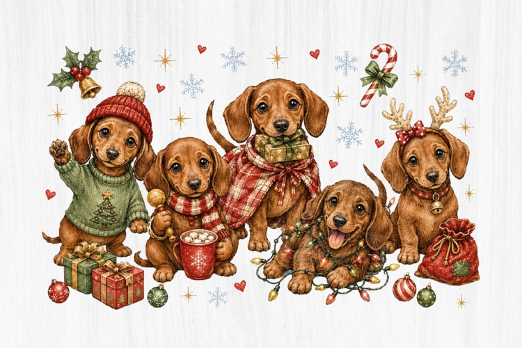 Dachshund Clipart Image 2