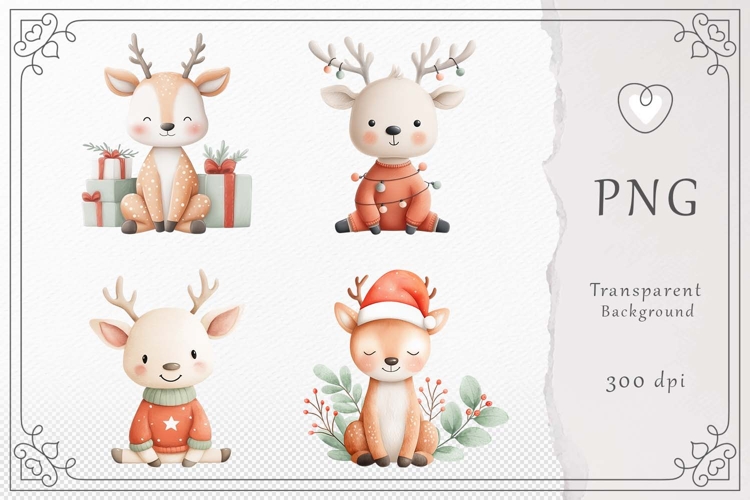 Christmas Watercolor Png Image 7