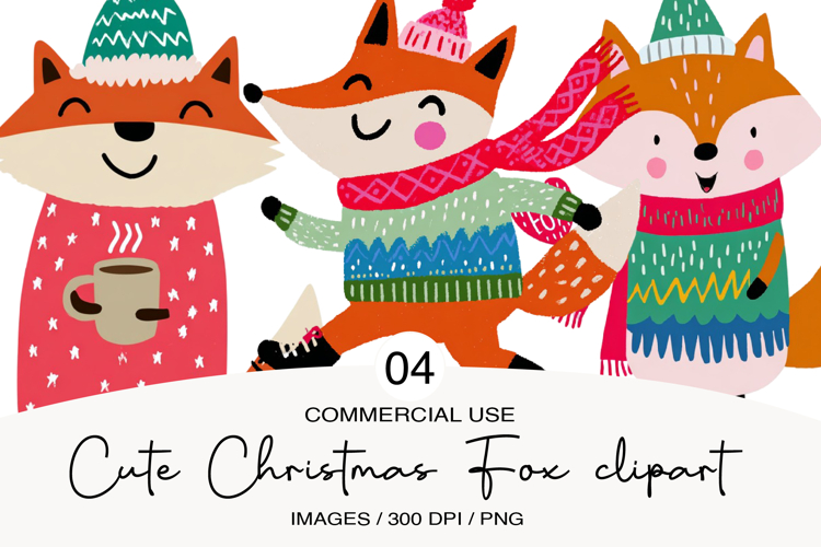 Cute Fox Clipart Image 2