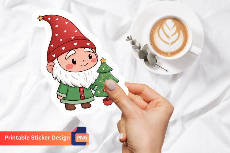Cute Gnome Clipart Image 7