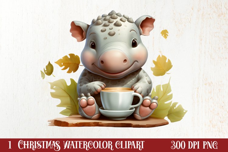 Hippo Clipart Image 14
