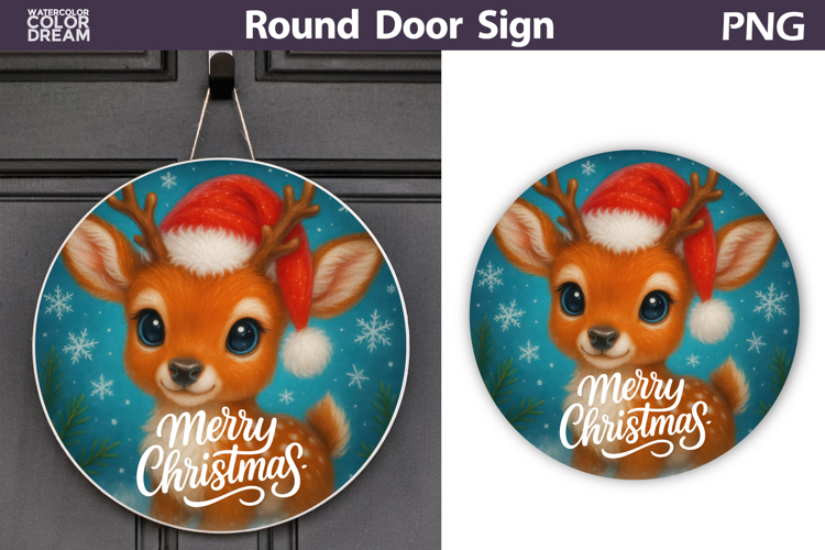 Cute Reindeer Clipart Image 3